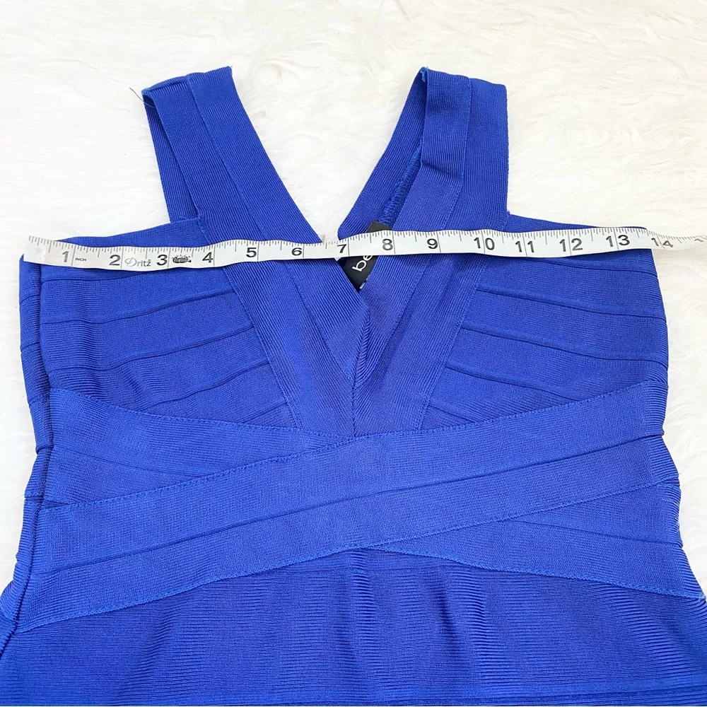 BEBE Blue Banadge Dress - Picture 5 of 8